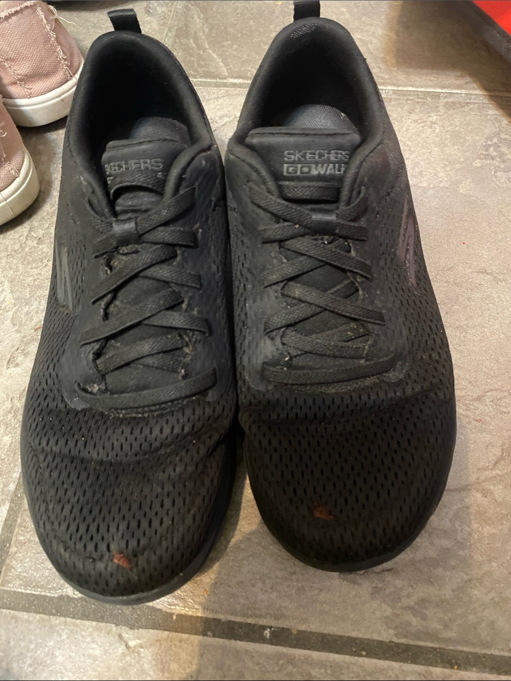 Skechers Black woMen's Slip-On Mesh Sneakers